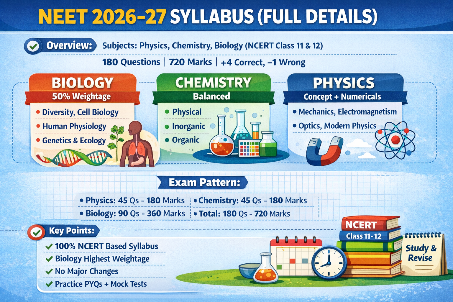 complete NEET UG 2026–27 syllabus
