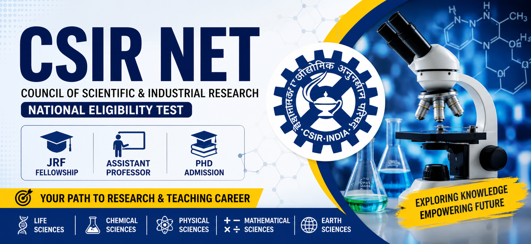 CSIR NET 2026: Eligibility, Syllabus & Exam Pattern